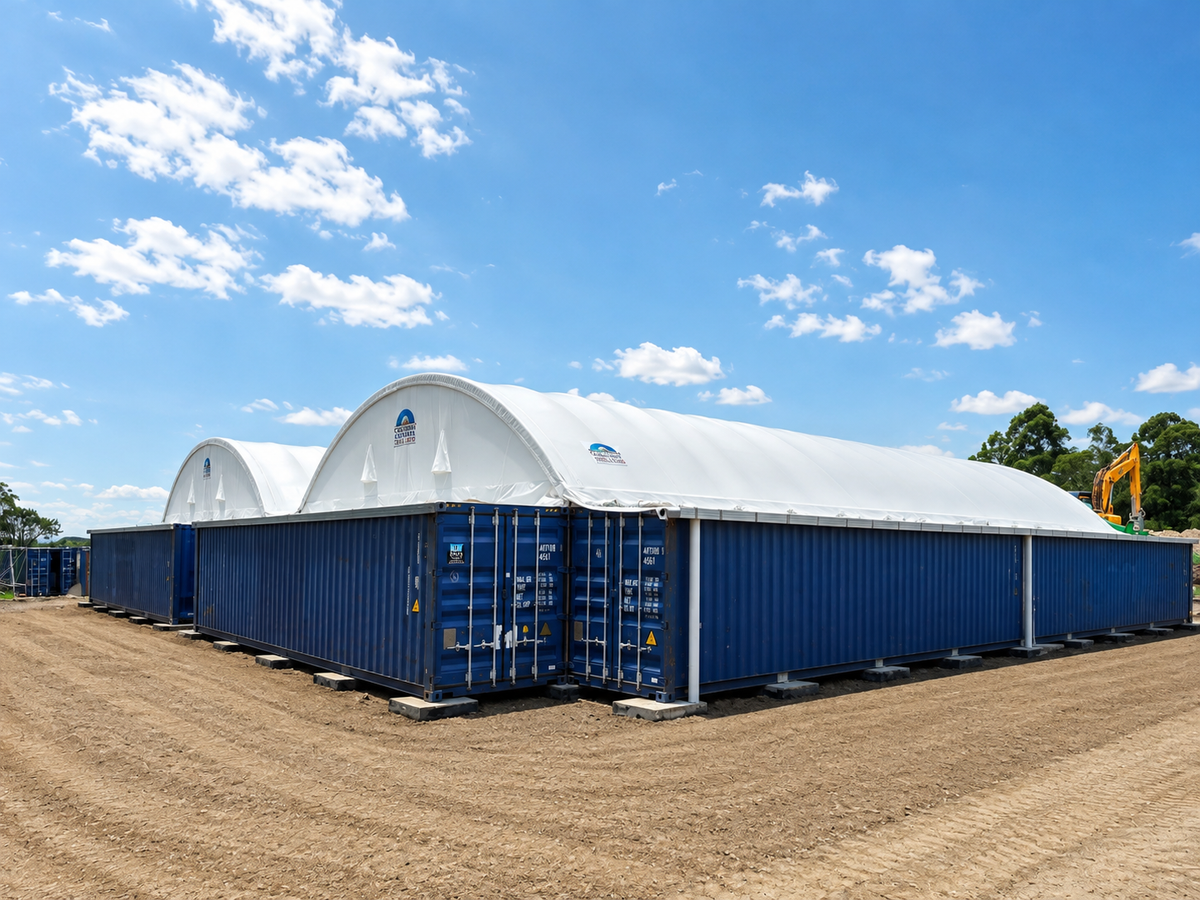 Prepared pad and stormwater control at the gypsum recycling site